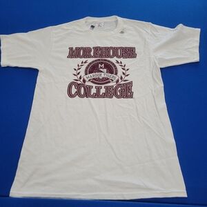 NWOT White Short Sleeve Morehouse College Tee / Size Small